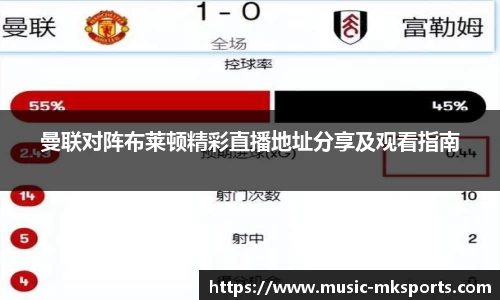 曼联对阵布莱顿精彩直播地址分享及观看指南