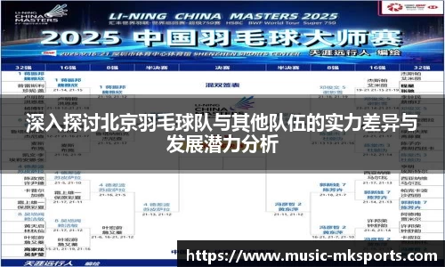 深入探讨北京羽毛球队与其他队伍的实力差异与发展潜力分析